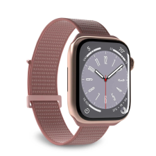 Puro Sport Nylon csereszíj Apple Watch 38 / 40 / 41 mm - rózsaszín okosóra kellék