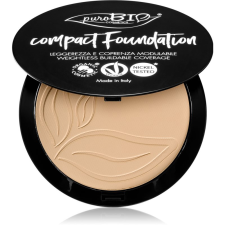 puroBIO Cosmetics Compact Foundation kompakt púderes make-up SPF 10 árnyalat 01 9 g smink alapozó