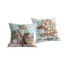 Pusheen párna, díszpárna 40x40 cm (Dessert) lakástextília