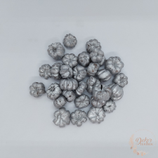  Putka pod - mini tök termés - ezüst színű dekorációs kellék