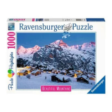  Puzzle 1000 db - Berner Oberland, Mürren puzzle, kirakós