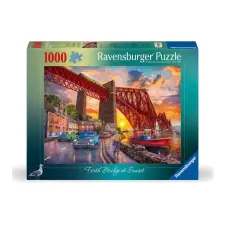  Puzzle 1000 db - Forth híd a naplementében puzzle, kirakós