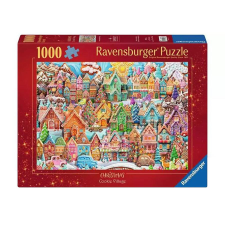  Puzzle 1000 db - Karácsonyi süti falu (14133) puzzle, kirakós