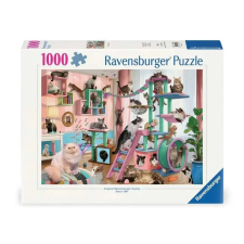  Puzzle 1000 db - Macskamenyország puzzle, kirakós
