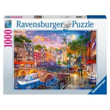  Puzzle 1000 db - Naplemente Amszterdam puzzle, kirakós