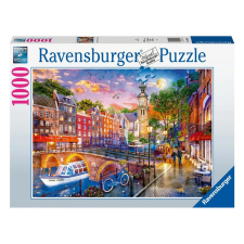  Puzzle 1000 db - Naplemente Amszterdam (03741) puzzle, kirakós