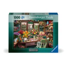  Puzzle 1000 db - Virágkötő műhely puzzle, kirakós