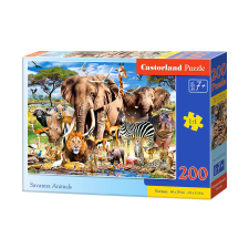 Puzzle 200 db. Szavanna állatai puzzle, kirakós