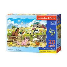  Puzzle 20 db MAX Állatok a farmon puzzle, kirakós