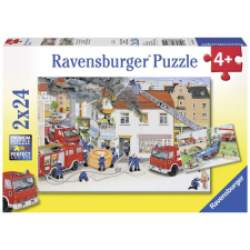  Puzzle 2x24 db - Tűzoltás közben 08851 puzzle, kirakós