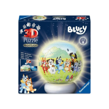  Puzzle 3D 72 db - Bluey éjjeli fény puzzle, kirakós