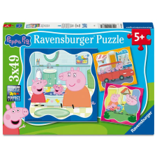  Puzzle 3x49 db - Peppa puzzle, kirakós