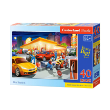 Puzzle 40 darabos MAXI benzinkút puzzle, kirakós