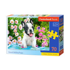  Puzzle 70 darab Francia bulldog kiskutya puzzle, kirakós