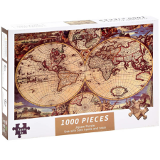 Puzzle antik régi világtérkép 1000 darab puzzle, kirakós