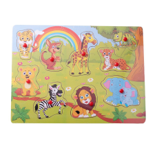 Puzzle babáknak, vadállatok puzzle, kirakós