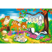 Puzzle Bambi és az erdei barátok 160 darab puzzle, kirakós
