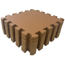  Puzzle habszivacs játszószőnyeg Brown 90x90 cm játszószőnyeg