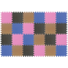  Puzzle habszivacs játszószőnyeg szett 24db, 180x120cm játszószőnyeg