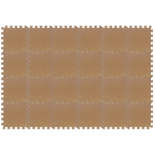  Puzzle habszivacs játszószőnyeg szett Brown 180x120cm játszószőnyeg
