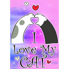 Puzzle – I love my Cat (120 db-os) puzzle, kirakós