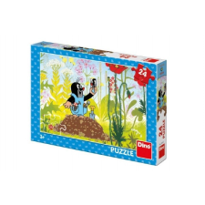 Puzzle Krtek nadrágokban 24 darabos 26x18cm dobozban 27x19x4cm puzzle, kirakós