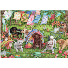  Puzzle Kutyusok a kertben 1000 darabos puzzle, kirakós