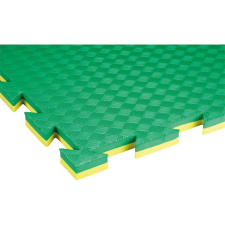 Puzzle szőnyeg Trendy Double Standard 100x100x2 cm zöld-sárga tornaszőnyeg