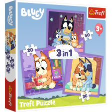 Puzzle TREFL Ismerkedj meg Bluey-val 3 az 1-ben puzzle, kirakós