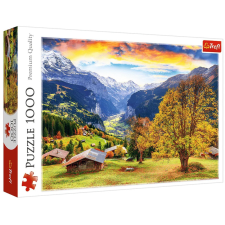 Puzzle,Trefl Rejtvény - 1000 - Festői alpesi falu Trefl 10775 puzzle, kirakós