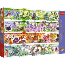 Puzzle,Trefl Rejtvény – 1000 Premium Plus – Tea Time: Four Seasons Trefl 12078 puzzle, kirakós