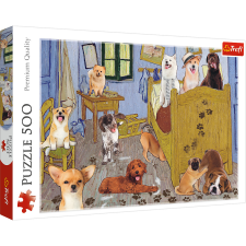 Puzzle,Trefl Rejtvény – 500 – Van Gogh szobája: Dog Revolution Trefl 37539 puzzle, kirakós