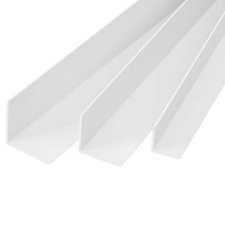 PVC sarokprofil, élvédő (30x30 mm) fehér élvédő, sín, szegélyelem