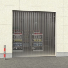  PVC szalagfüggönytekercs 2 mm x 200 mm 25 m lakástextília