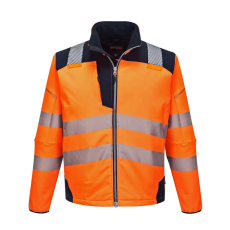  PW3 Hi-Vis Softshell kabát PW_T402ONRM Narancs/Navy - M méret