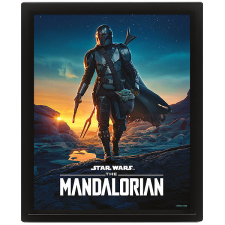 Pyramid International Mandalorian Nigthfall 3D grafika, keretezett kép