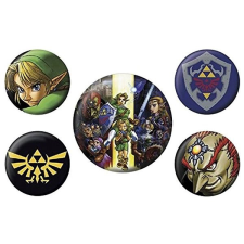 Pyramid Nintendo The Legend Of Zelda, kitűző, 5 db ajándéktárgy