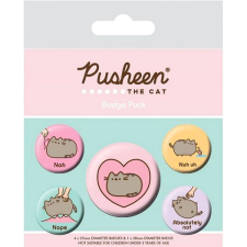 PYRAMID POSTERS Pusheen: Nah - set 5 odznaků ajándéktárgy