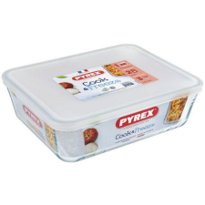  PYREX 243P000/7646 Tárolóedény, üveg, 2,6 l (3137610000728) uzsonnás doboz