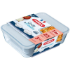 Pyrex 912S951/7646 Ételtároló doboz szett, 1,5 + 2,6 l, 2 db