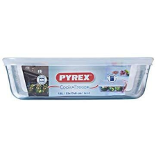 Pyrex Cook&Freeze; téglalap sütőtál+műa.fedő, 22X17X6 cm, 1,5 liter, 203230 konyhai eszköz
