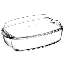 Pyrex Essentials szögletes hőálló edény fedővel 7 l edény