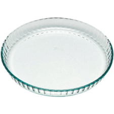 Pyrex Gyümölcstorta forma, edzett üveg, Pyrex, 30 cm sütés és főzés