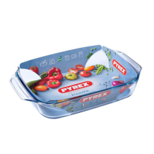 Pyrex IRRES szögletes sütőtál füles 39x28x7 cm 4 literes edény