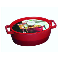 Pyrex SlowCook Öntöttvas Kacsasütő, sütőtál  29 cm edény