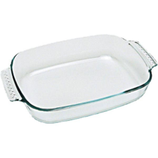 Pyrex Sütőedény, edzett üveg, Pyrex 35x23 cm edény