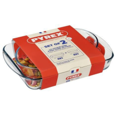 Pyrex Sütőtál készlet, 2 db, 2,7 l + 2,2 l sütés és főzés