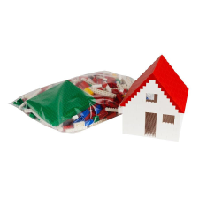 Q-BRiCKS 1000 db-os Építőkocka Készlet - Többszínű, Kompatibilis barkácsolás, építés