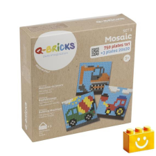  Q-BRiCKS | Építőgépes készségfejlesztő mozaik építőjáték készlet barkácsolás, építés