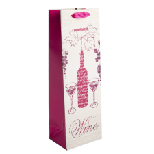 Q PT.BOROS M.PINK WINE 12*36 ajándéktasak